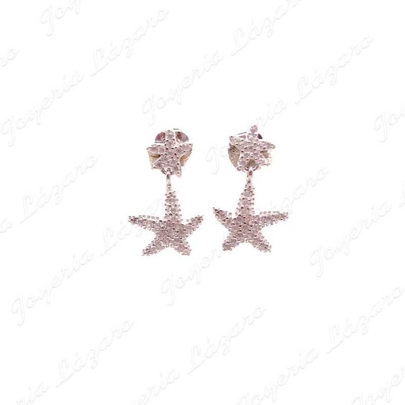 PEND. LARGOS PLATA DOS ESTRELLITAS DE MAR MICRO CIRCO C. PRES.                                      