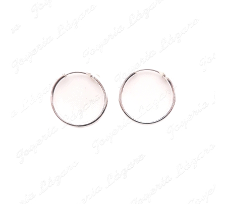 PEND. AROS PLATA 2X16MM