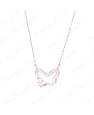 GARGANTILLA PLATA MARIPOSA CALADA CIRCO CARRIL+CIRCO MARQUESA                                       