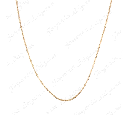 CADENA 40 CM. ORO 18KT OCASION SINGAPUR                                                             
