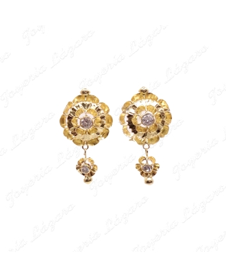 PEND. ORO 18KT OCASION ARQUILLO CORDOBÉS +CIRCO CENTRO+ARQUILLO PEQUE                               