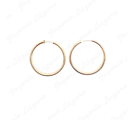 PEND. AROS PLATA TUBO 3X35MM CHAPADO