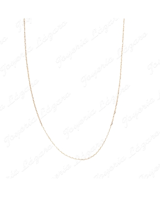 CADENA 50 CM. ORO 18 KTS FORZADA 1MM