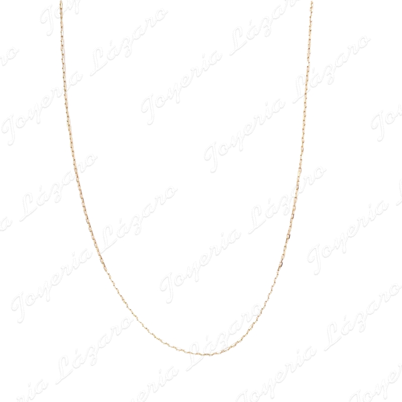 CADENA 50 CM. ORO 18 KTS FORZADA 1MM                                                                