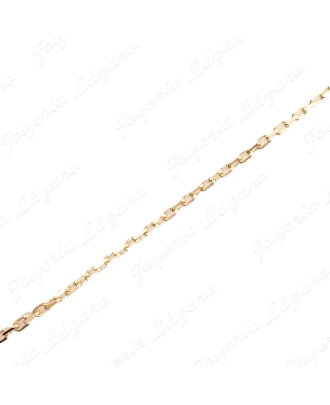CADENA 50 CM. ORO 18 KTS FORZADA 1MM
