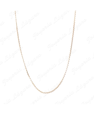 CADENA 45 CM. ORO 18 KTS BARBADA 1MM