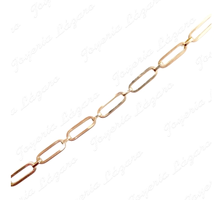 CADENA 50 CM. ORO 18 KTSBILBAO 4X10MM