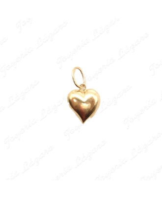 COLGANTE ORO 18KT OCASION CORAZON 9MM HUECO                                                         