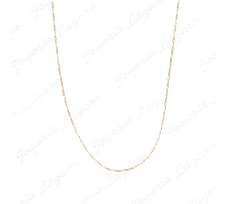 CADENA 45 CM. ORO 18KT OCASION 3X1 1MM                                                              