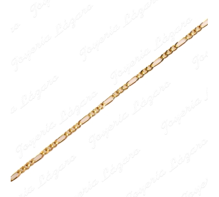 CADENA 45 CM. ORO 18KT OCASION 3X1 1MM