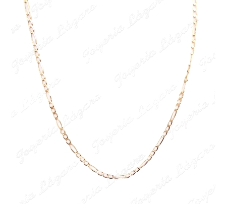CADENA 40 CM. ORO 18KT OCASION 3X1  2.5MM                                                           