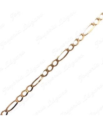 CADENA 40 CM. ORO 18KT OCASION 3X1  2.5MM