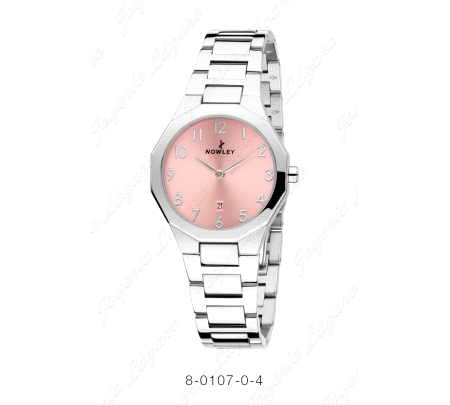 NOWLEY RELOJ SEÑORA PRISMA ESFERA ROSA                                                              