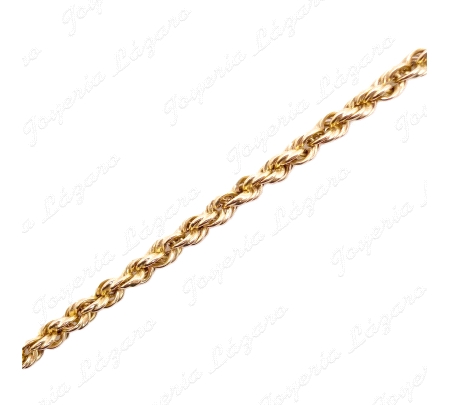 CORDON 60 CM. ORO 18KT OCASION 3.5MM