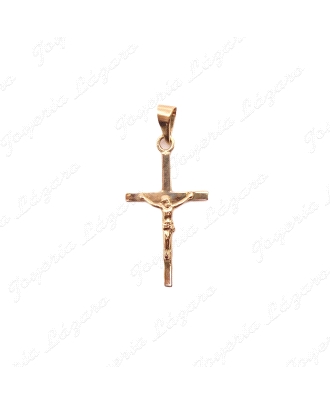 CRUZ ORO 18 KTS 13X23MM  TABLA CON CRISTO                                                           