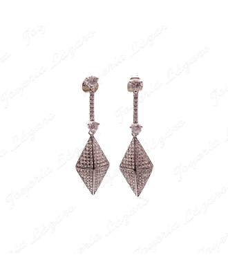 PEND. LARGOS PLATA ROMBOS  CIRCONITAS+CIRCOS GARRAS                                                 