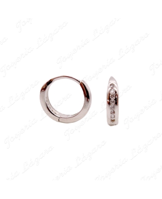 PEND. AROS PLATA CIRCO ENGASTE 10X2MM                                                               