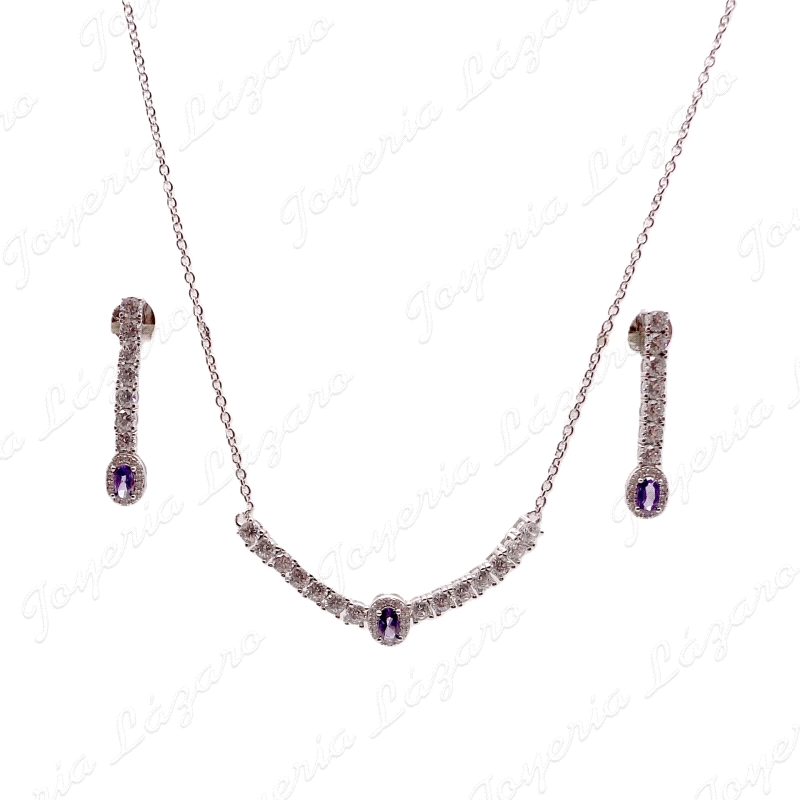 JUEGOS PLATA PENDITES+ GART CIRCOS RIVIERE+AMATISTA                                                 