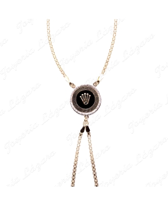 PULSERA ROMANA ORO 18 KTS MEDALLA 13MM CORONA EN ONIX CERCO CIRCO                                   