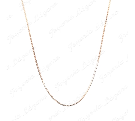 CADENA 60 CM. ORO 18 KTS BARBADA PLANA 1.5MM                                                        