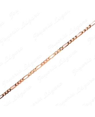 CADENA 50 CM. ORO 18 KTS 3X1 PLANA 1.5MM