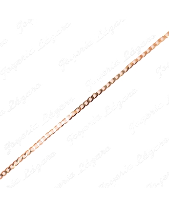 CADENA 45 CM. ORO 18 KTS BARBADA PLANA 1.5MM