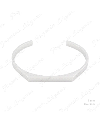 PULSERA ACERO BRAZALETE SUPERIOR PLANO ABIERTO                                                      