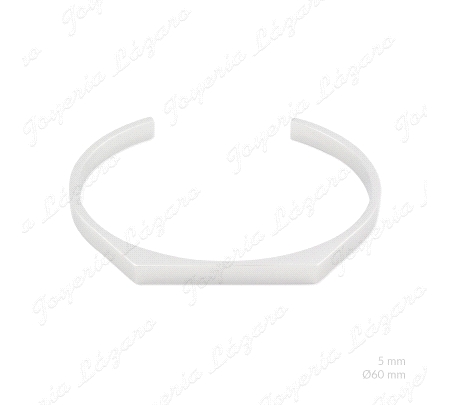 PULSERA ACERO BRAZALETE SUPERIOR PLANO ABIERTO                                                      