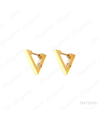 PEND. ACERO TRIANGULO DORADO                                                                        