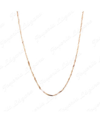 CADENA 50 CM. ORO 18KT SEMINUEVA SINGAPUR 2MM                                                       