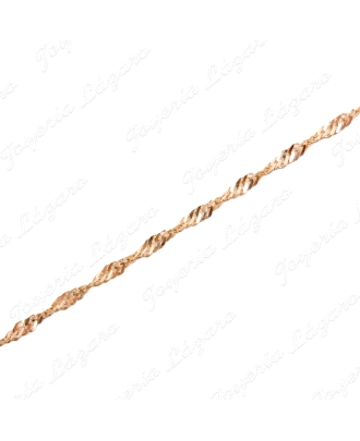CADENA 50 CM. ORO 18KT SEMINUEVA SINGAPUR 2MM