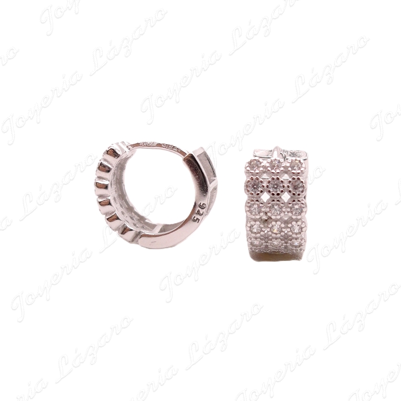 PEND. AROS PLATA FRONTAL CIRCONITYAS DE A 3 FILAS, TRASERA CALADA                                   