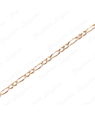 CADENA 55 CM. ORO 18KT SEMINUEVA 3X1