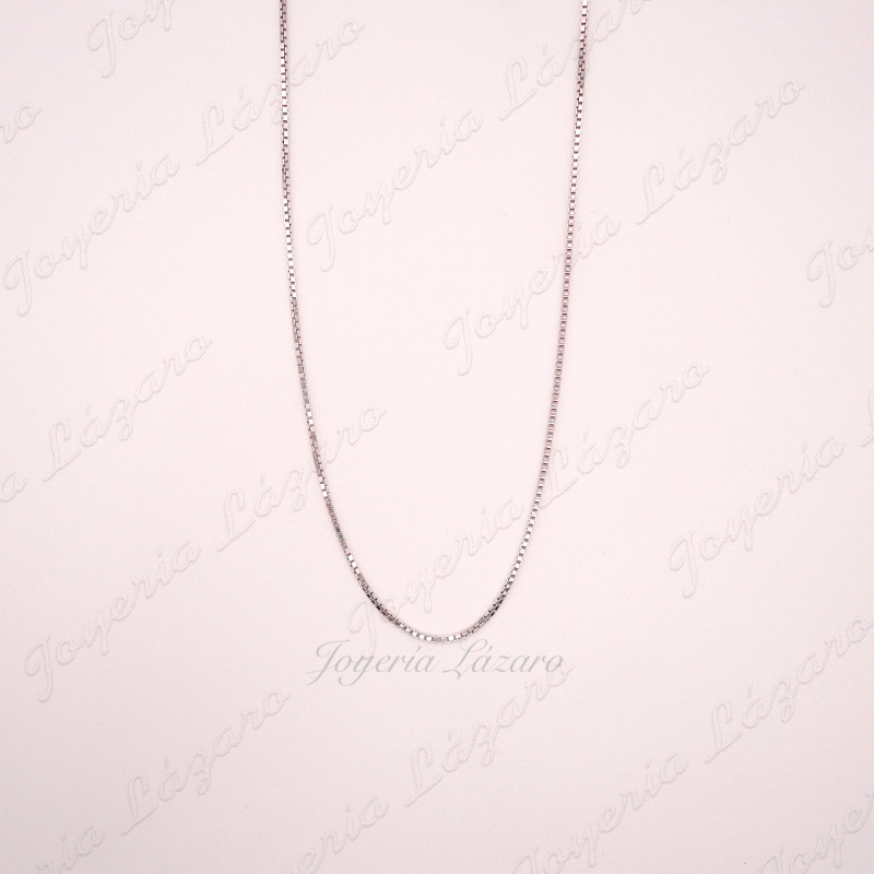 PLATA CADENA 50 CM. VENECIANA                                                                       