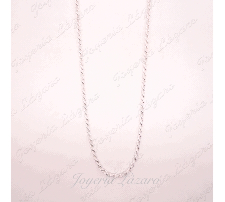 CADENA 40 CM. PLATA SALOMONICO 3MM                                                                  