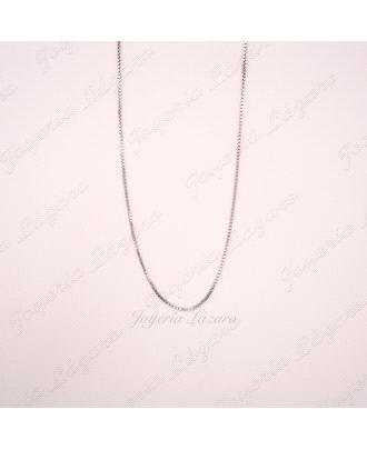 PLATA CADENA 40/45 CM. VENECIANA                                                                    