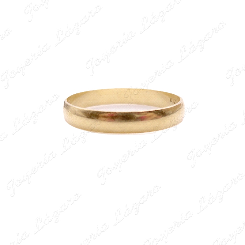 ALIANZA ORO 18KT OCASION 1/2 CAÑA 3MM
