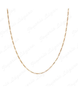 CADENA 65 CM. ORO 18KT SEMINUEVA 3X1 2MM MACIZA                                                     