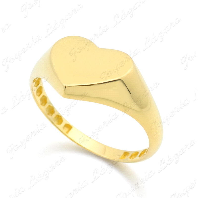 SORTIJA ORO 9 KTS SELLO CORAZON                                                                     