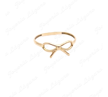 SORTIJA ORO 18KT OCASION LAZO CALADO LIGERA