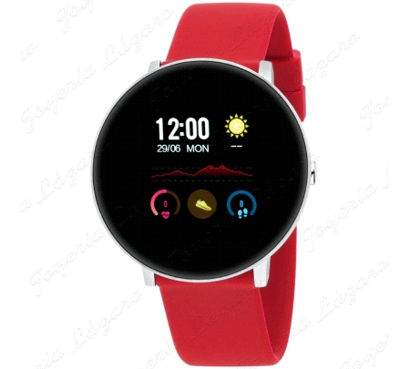 NOWLEY SMART WATCH/BAND COSMO ROJO