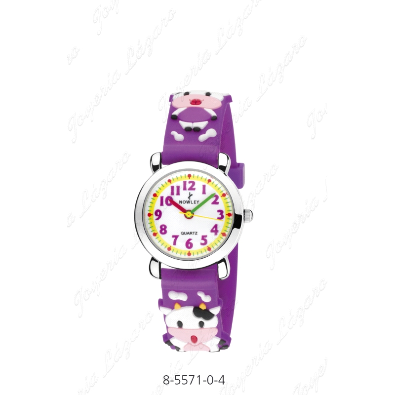 NOWLEY RELOJ FUCSIA VAQUITA