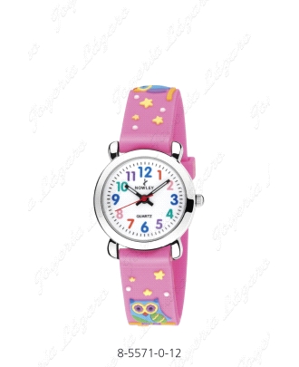 NOWLEY RELOJ KIDS ROSA BUHOS