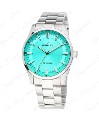 NOWLEY RELOJ HOMBRE ACERO ESFERA CRELESTE 42 X 42 X 10 MM