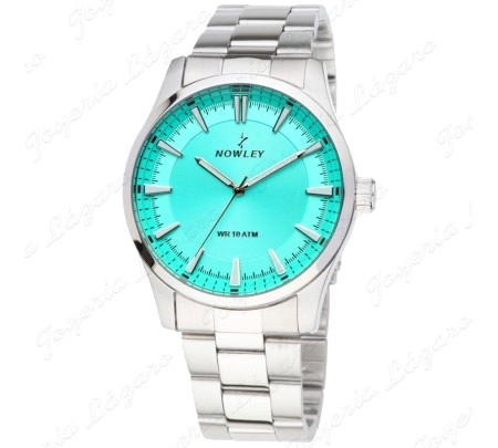 NOWLEY RELOJ HOMBRE ACERO ESFERA CRELESTE 42 X 42 X 10 MM