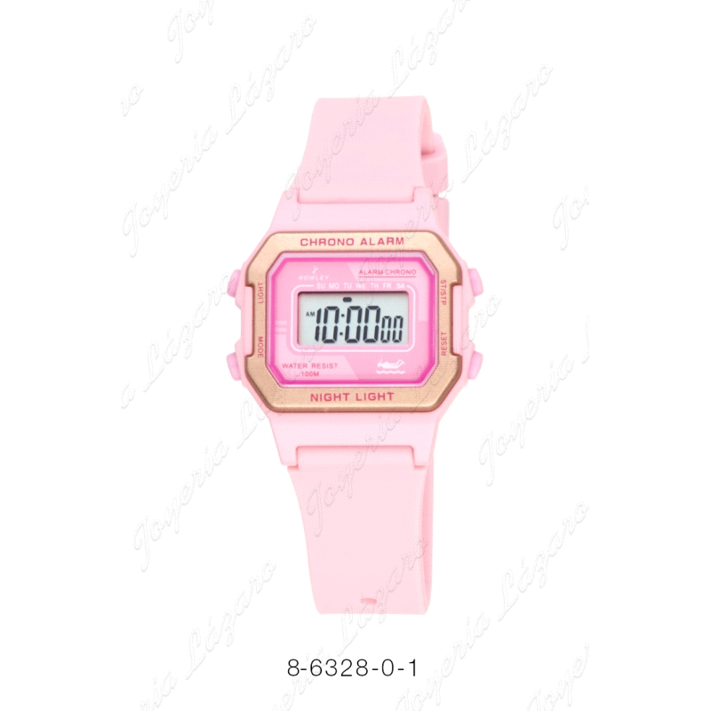 NOWLEY RELOJ DIGITAL INFANTIL ROSA