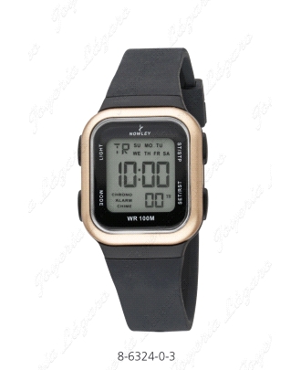 NOWLEY RELOJ RACING DIGITAL NEGRO NIÑA