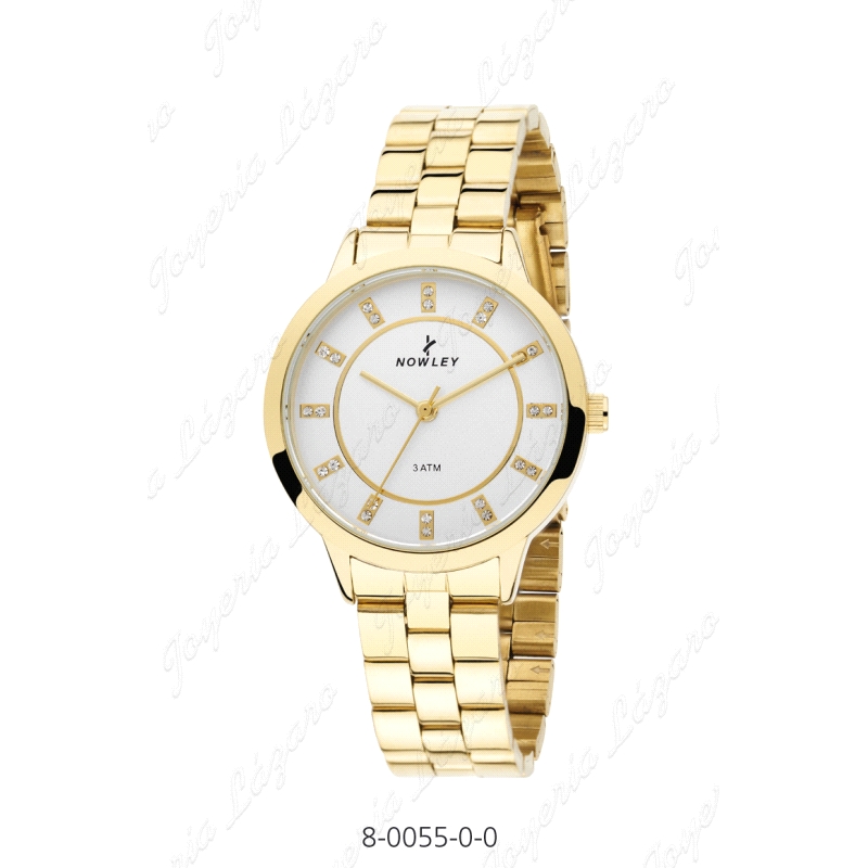 NOWLEY RELOJ CHIC SEÑORA DORADO