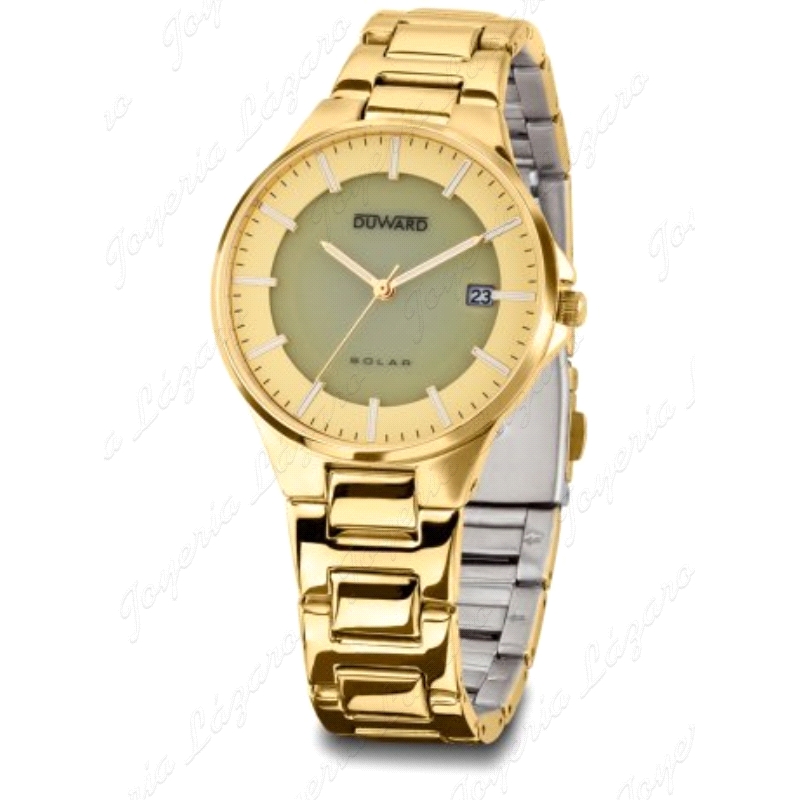 DUWARD RELOJ SRA. DORADO SOLAR ELEGANCE ELEGANS