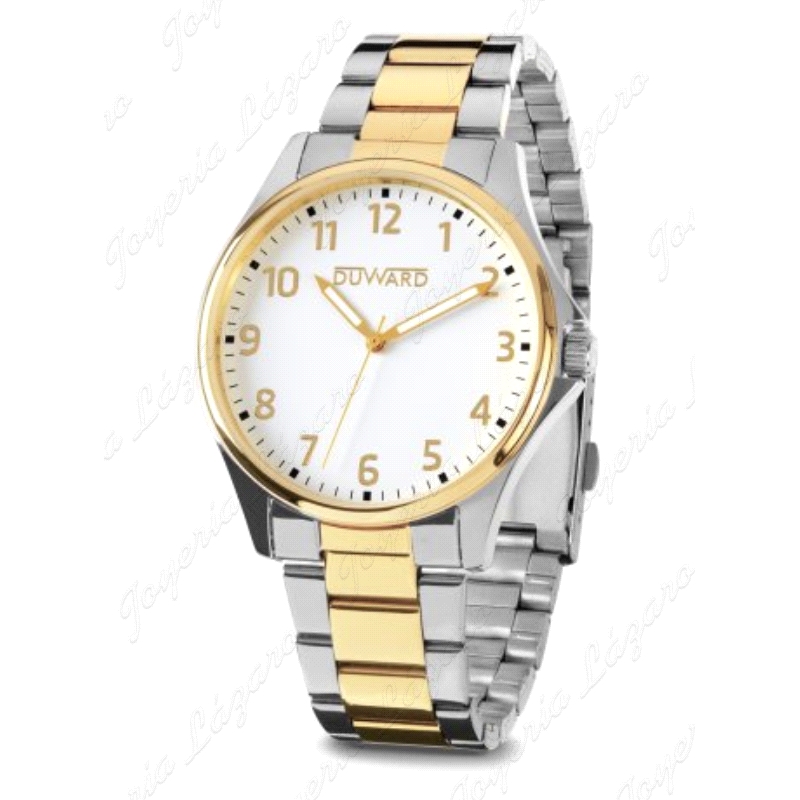 DUWARD RELOJ CABALLERO ACERO BICOLOR ELEGANCE STIVOLL